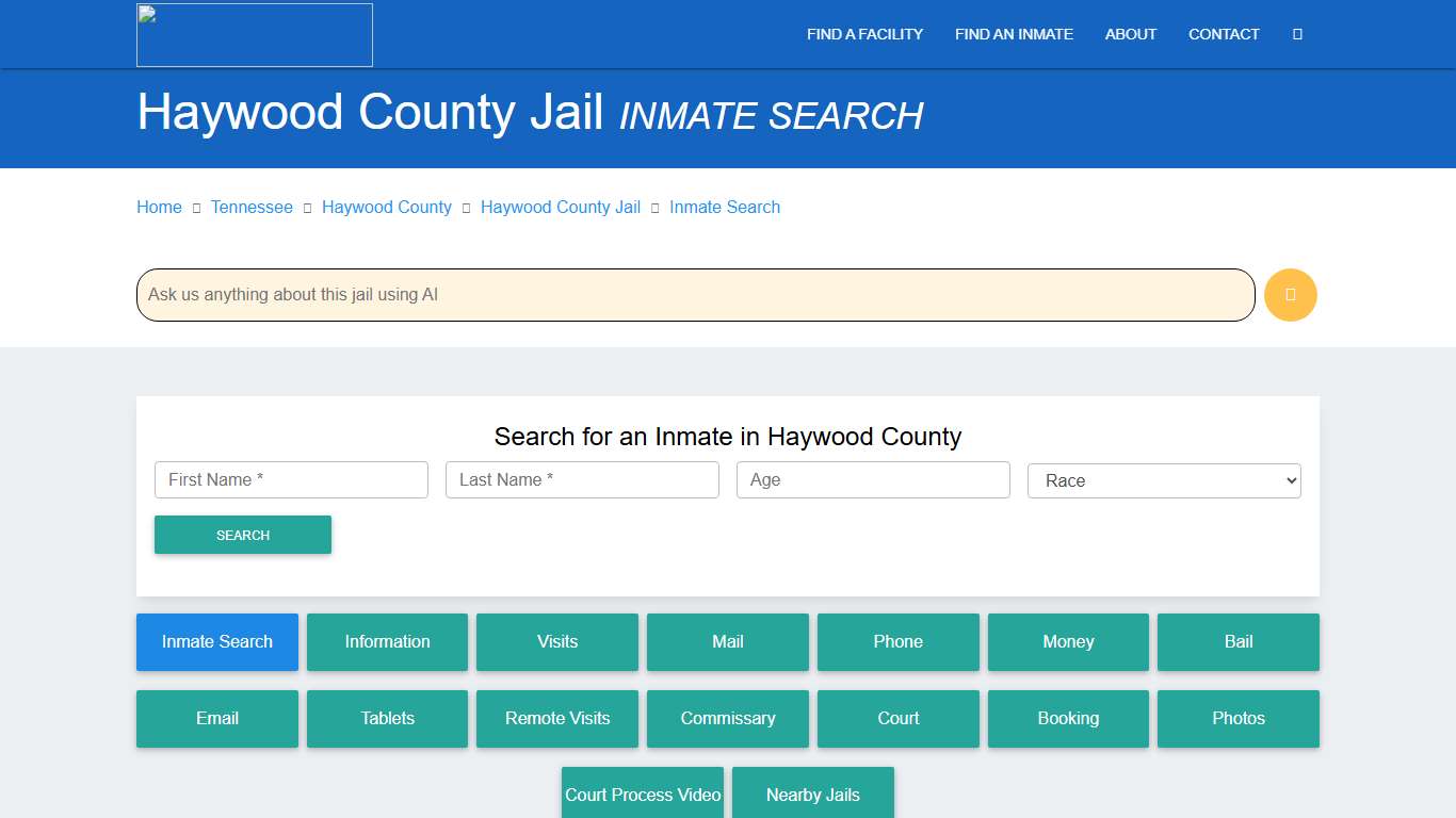 Haywood County Inmate Search & Roster Find Inmates TN